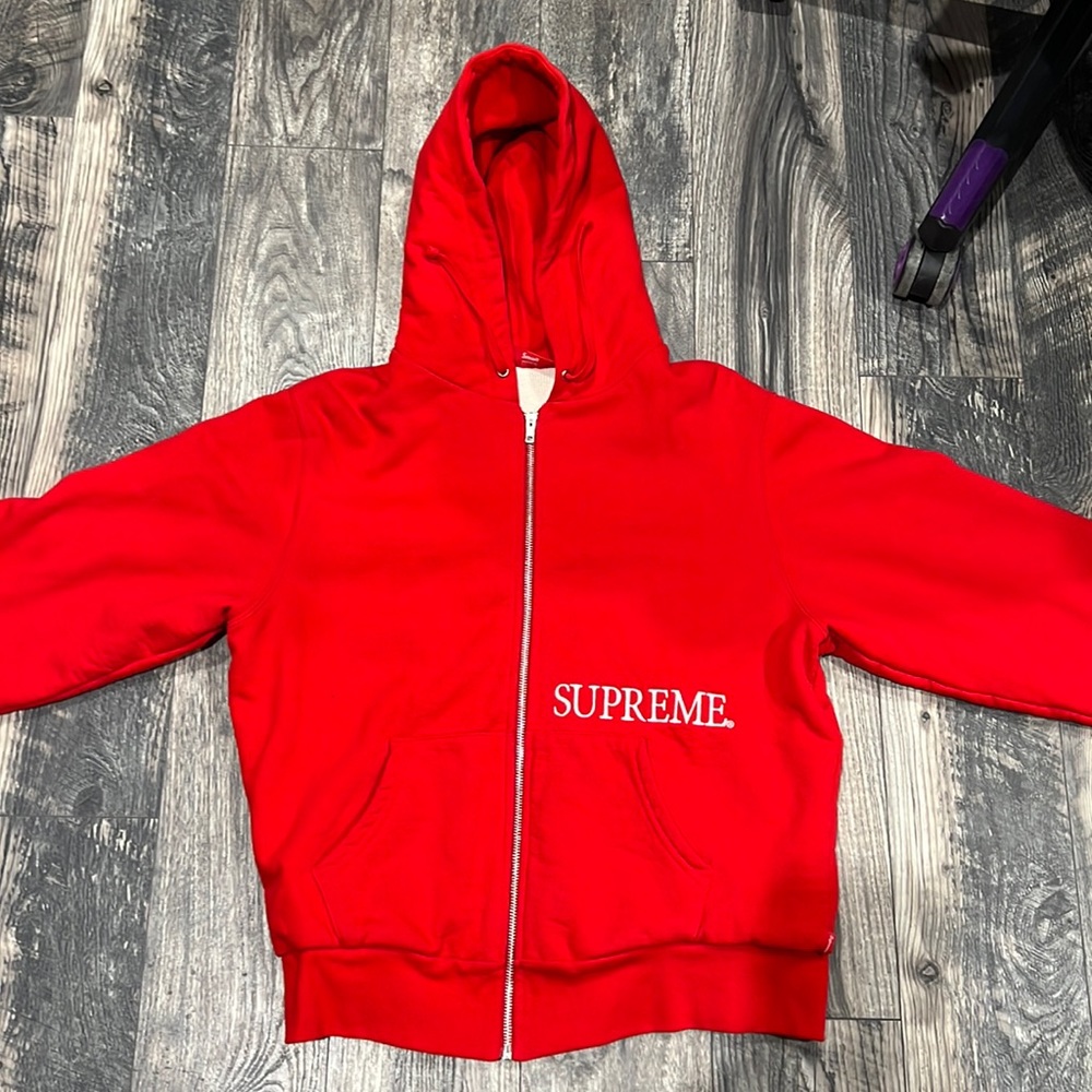 Supreme thermal zip up